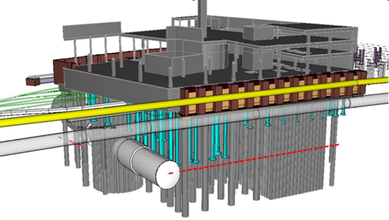 3D model of Crossrail Farringdon Station