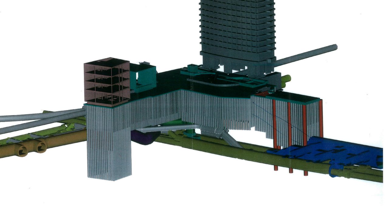 3D model of Tottenham Court Road Station Upgrade